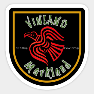 Viking History of Norge Island Greenland Vinland Markland T-shirt Sticker